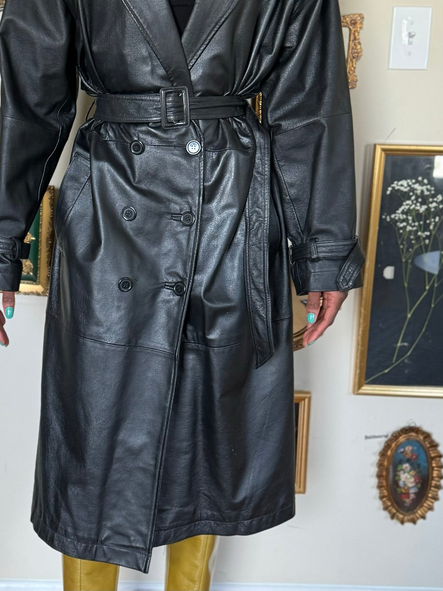 Leather Trench