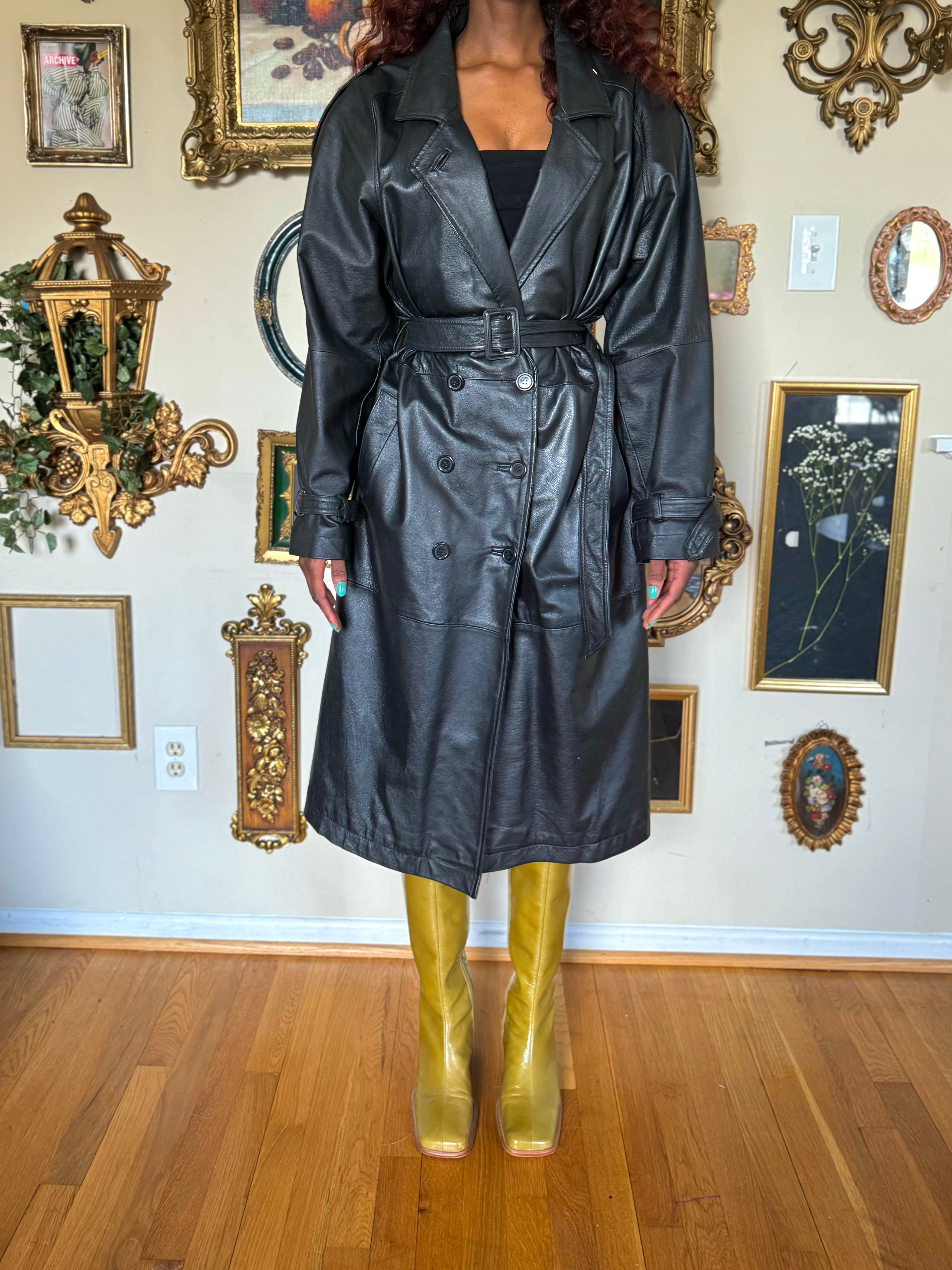 Leather Trench – Feivorite Gems
