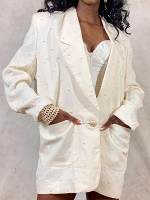 Vintage Pearl Ivory Blazer