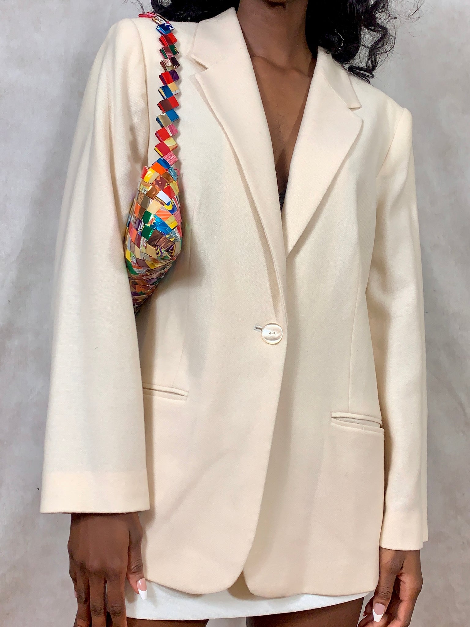 Cream Wool Blazer