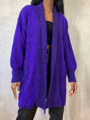 Purple Cardigan