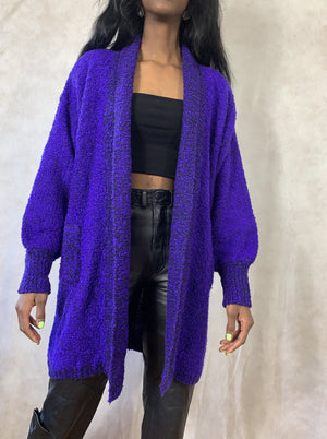 Purple Cardigan